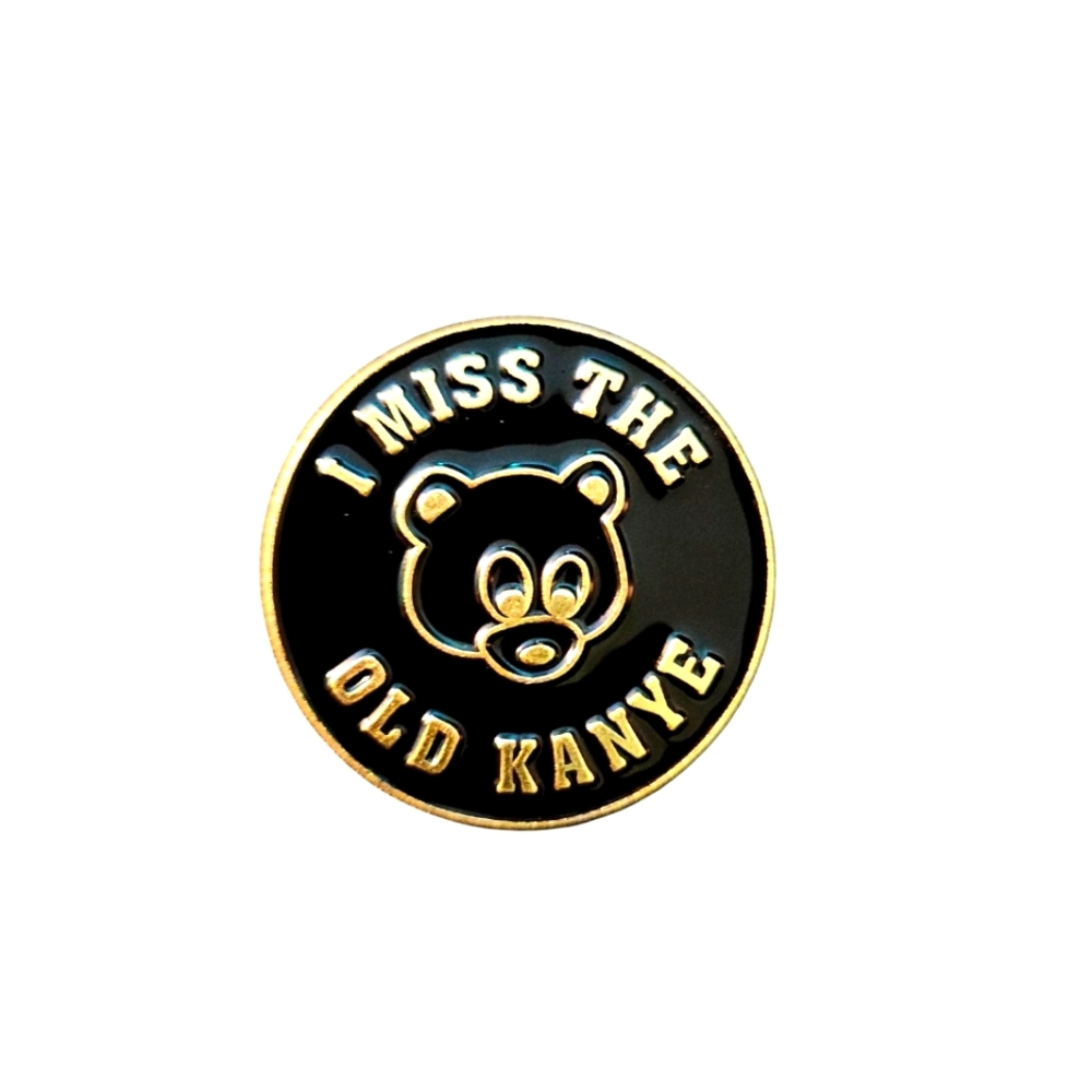 KANYE WEST ENAMEL PIN